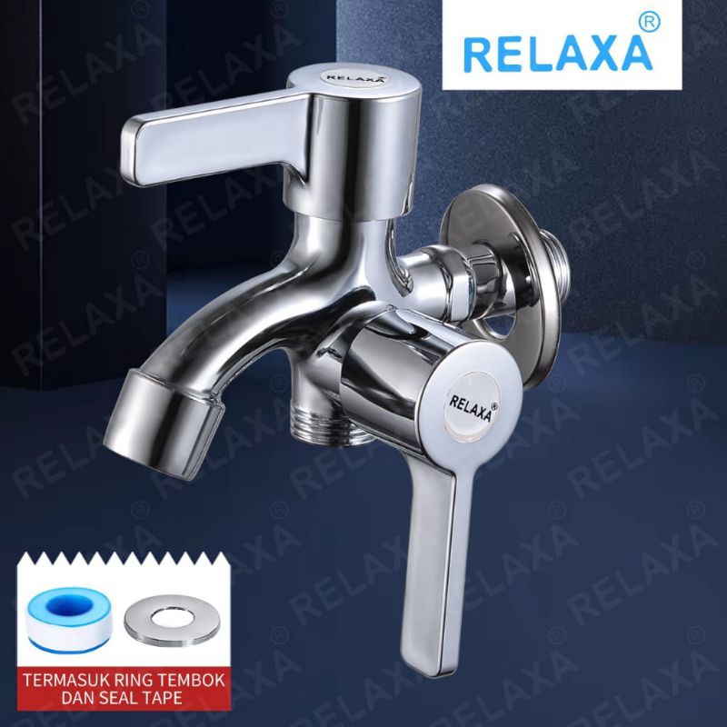 KRAN CABANG KERAN AIR SHOWER KAMAR MANDI Kran Bathroom Chrome Cocok Untuk Kamar Mandi Wastafel Bahan