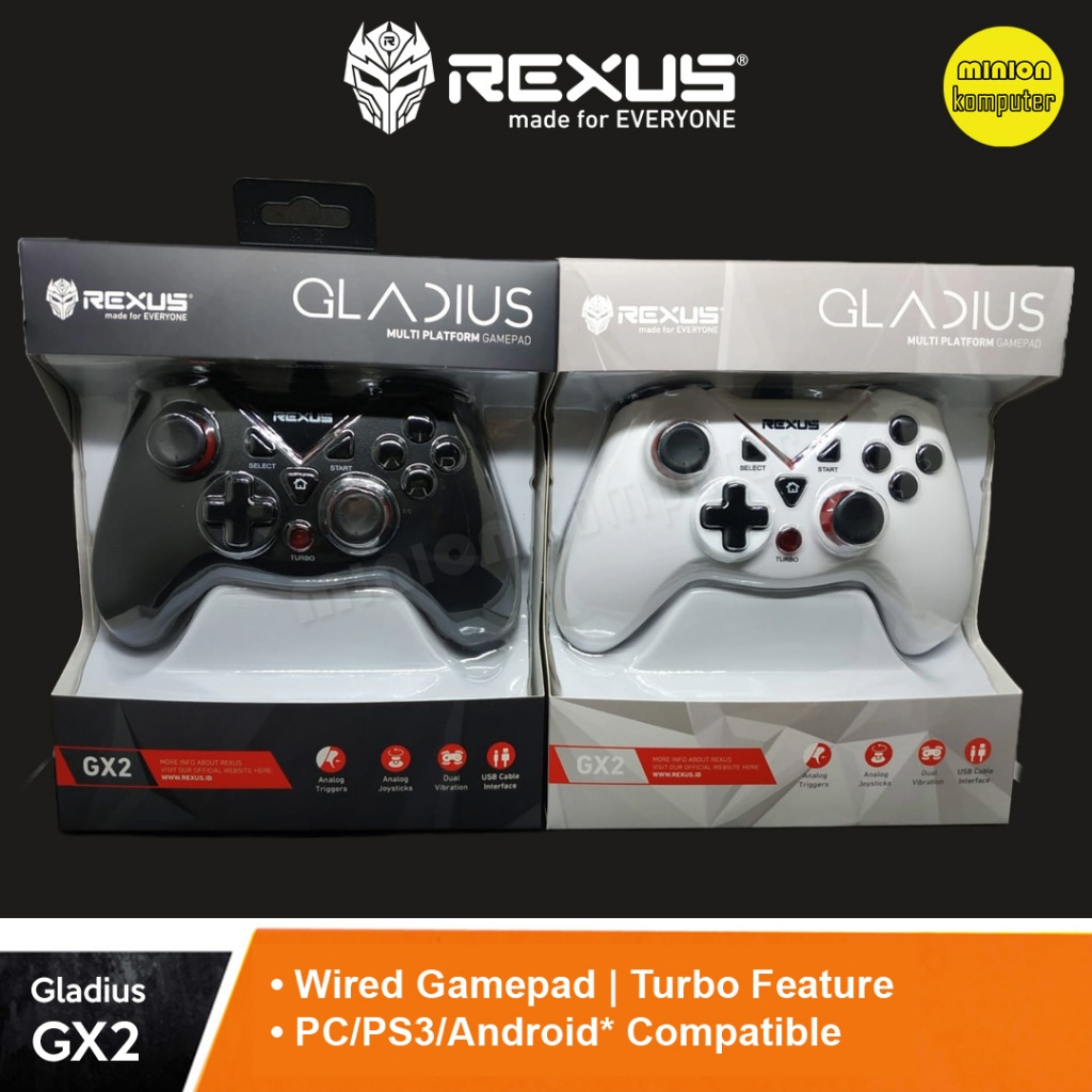 Rexus Gladius GX2 Pro Stick Gaming Gamepad USB Joystick PC PS3 Android