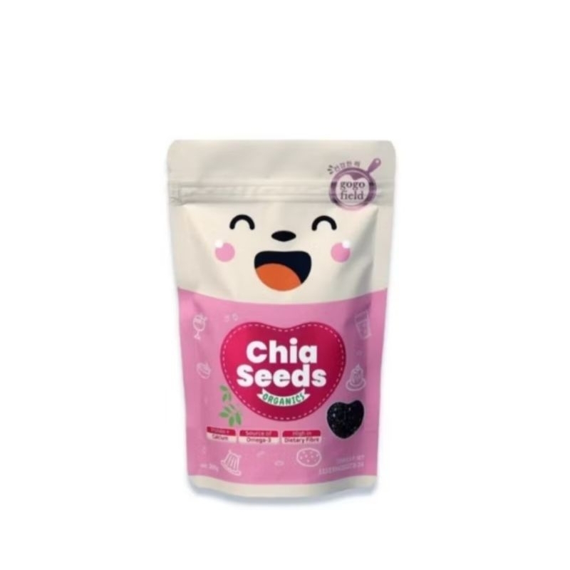 

GOGO FIELD CHIA SEEDS ORGANICS|CHIA SEEDS MURAH ISI 80G