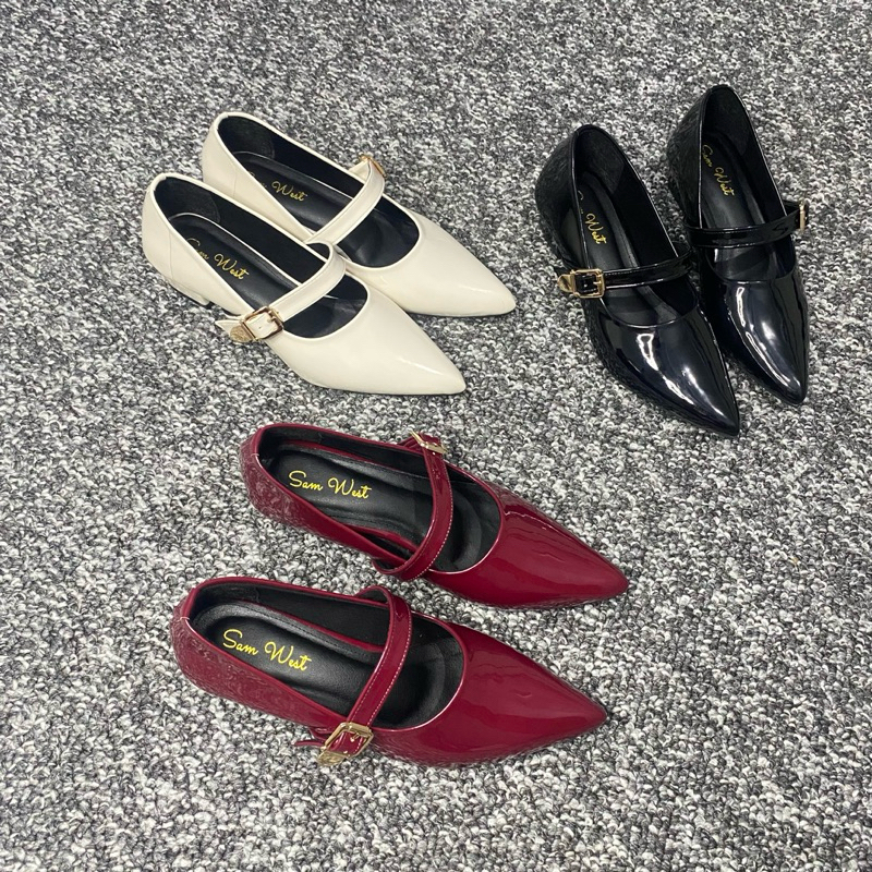 Arumi Sepatu Flatshoes Wanita || sepatu Pantofel Wanita Hak3 Cm