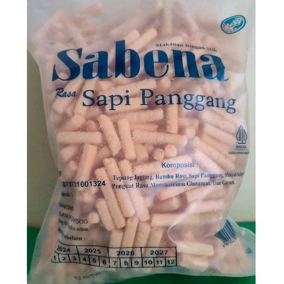 

Cemilan Stik Sabena Rasa Sapi Panggang 360gr