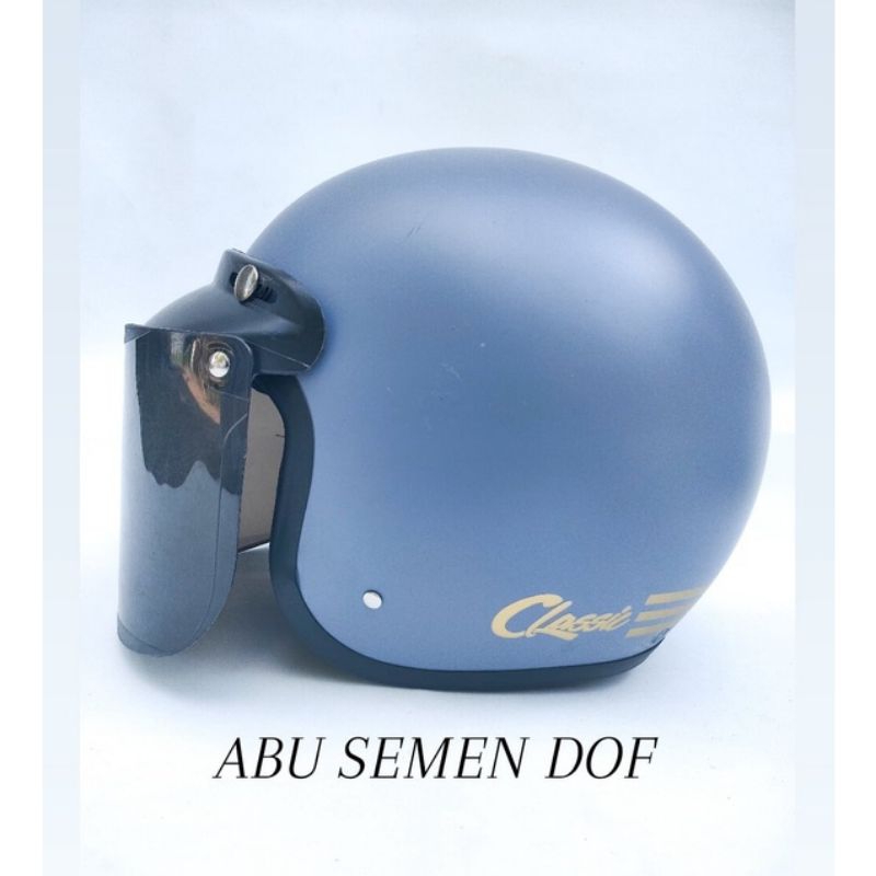 HELM BOGO DEWASA KACA DATAR/CEMBUNG, HELM BOGO UNISEX