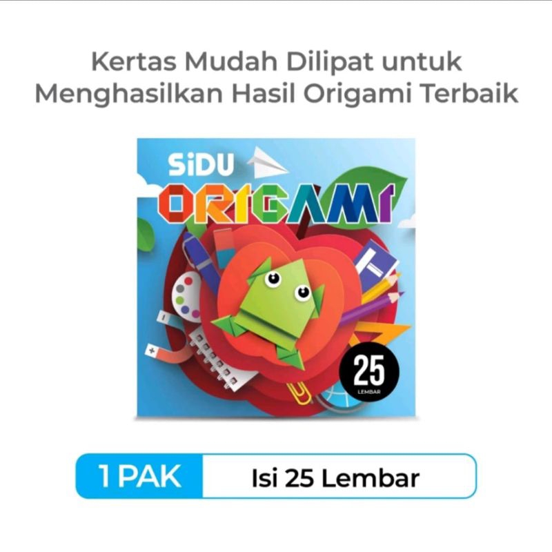 

ORIGAMI KERTAS LIPAT WARNA 1 SISI 12 X 12 100 LEMBAR