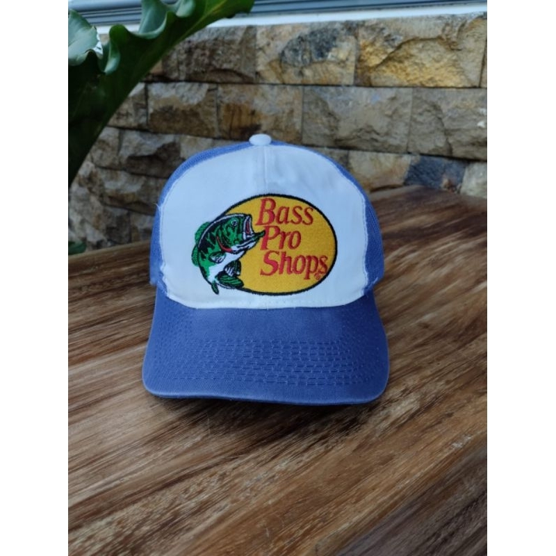 Topi Bass pro shops logo bordir