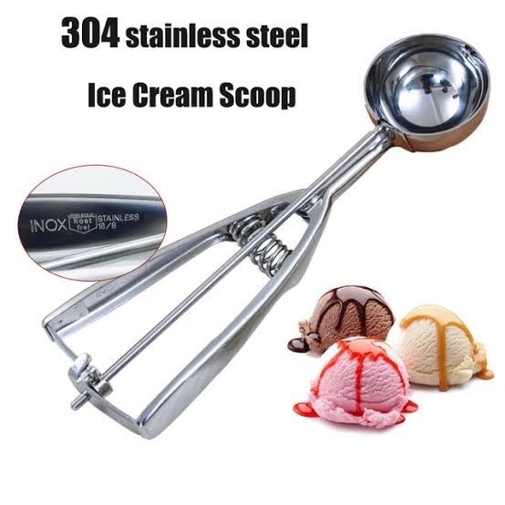 Scoop inox ice cream mini size 3cm