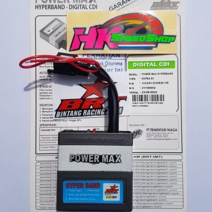 CDI BRT POWER MAX HYPERBAND SUPRA FIT / SUPRA X 100 / REVO / LEGENDA / ASTREA / GRAND / C100