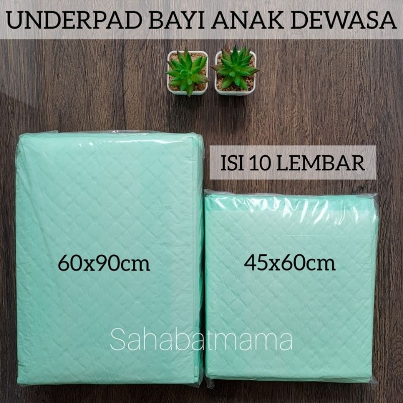 UNDERPAD BAYI ANAK DEWASA LANSIA PERLAK MEDIS ANTI BOCOR