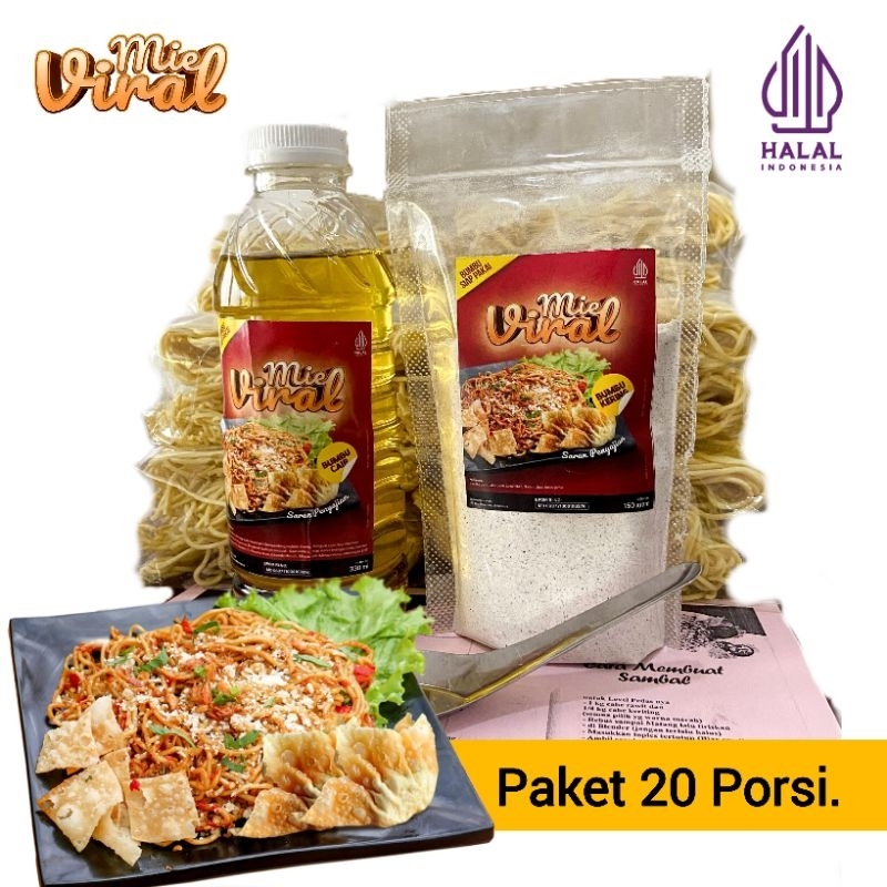 

Paket Ekonomis Peluang Bisnis Makanan kekinian Mie Level Pedas Ide Bisnis Dirumah Online Bahan Baku Mie Newmind 20 Porsi
