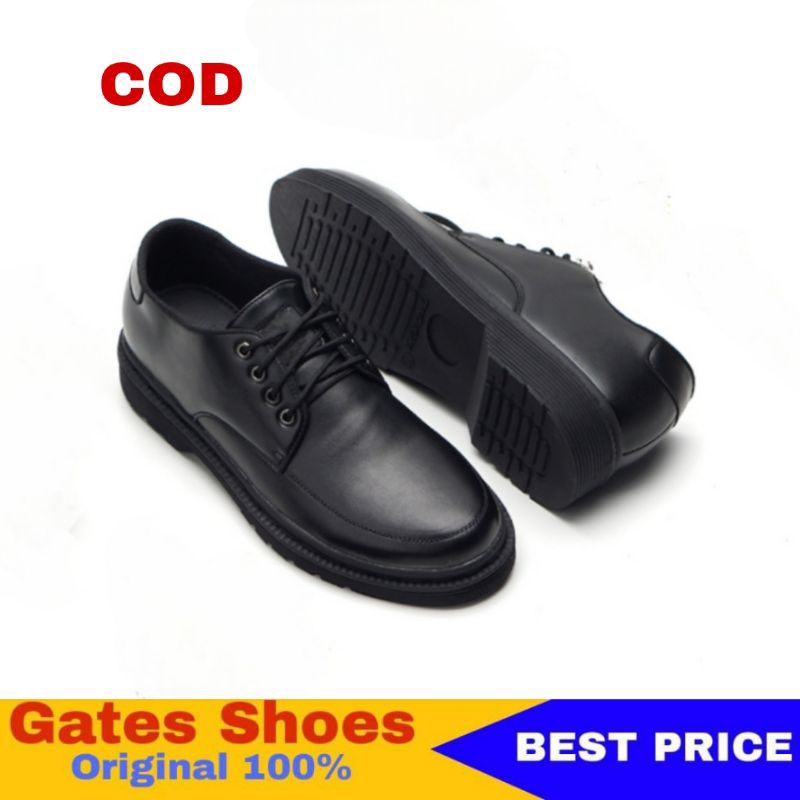 Gates Sepatu Formal Casual Docmart Pendek Pria Kantoran Original