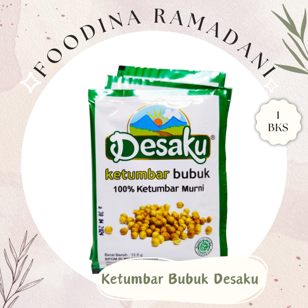 

KETUMBAR BUBUK Lada Murni - Desaku [ 12.5gr ] Harga Per PCS
