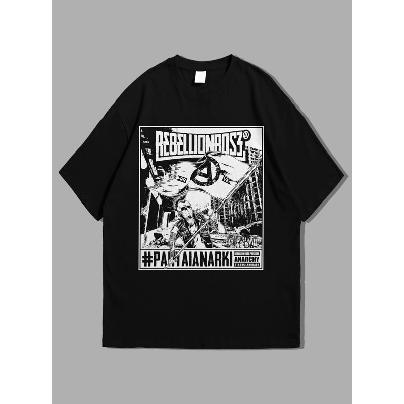 Kaos Band Rebellion Rose - Sehat Selalu Saudaraku - Kaos Musik - Tshirt Black - Official Merch