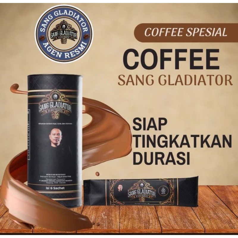 

Sang Gladiator Coffee Isi 6 Sachet Kopi Sang Gladiator Asli Original