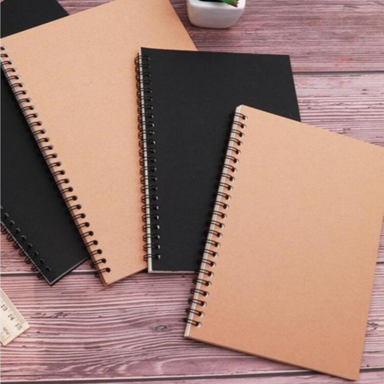 

RB [Terbaru] Sketchbook A4 Aesthetic Buku Gambar Sketsa Craft/Black Cover Jilid Spiral Murah