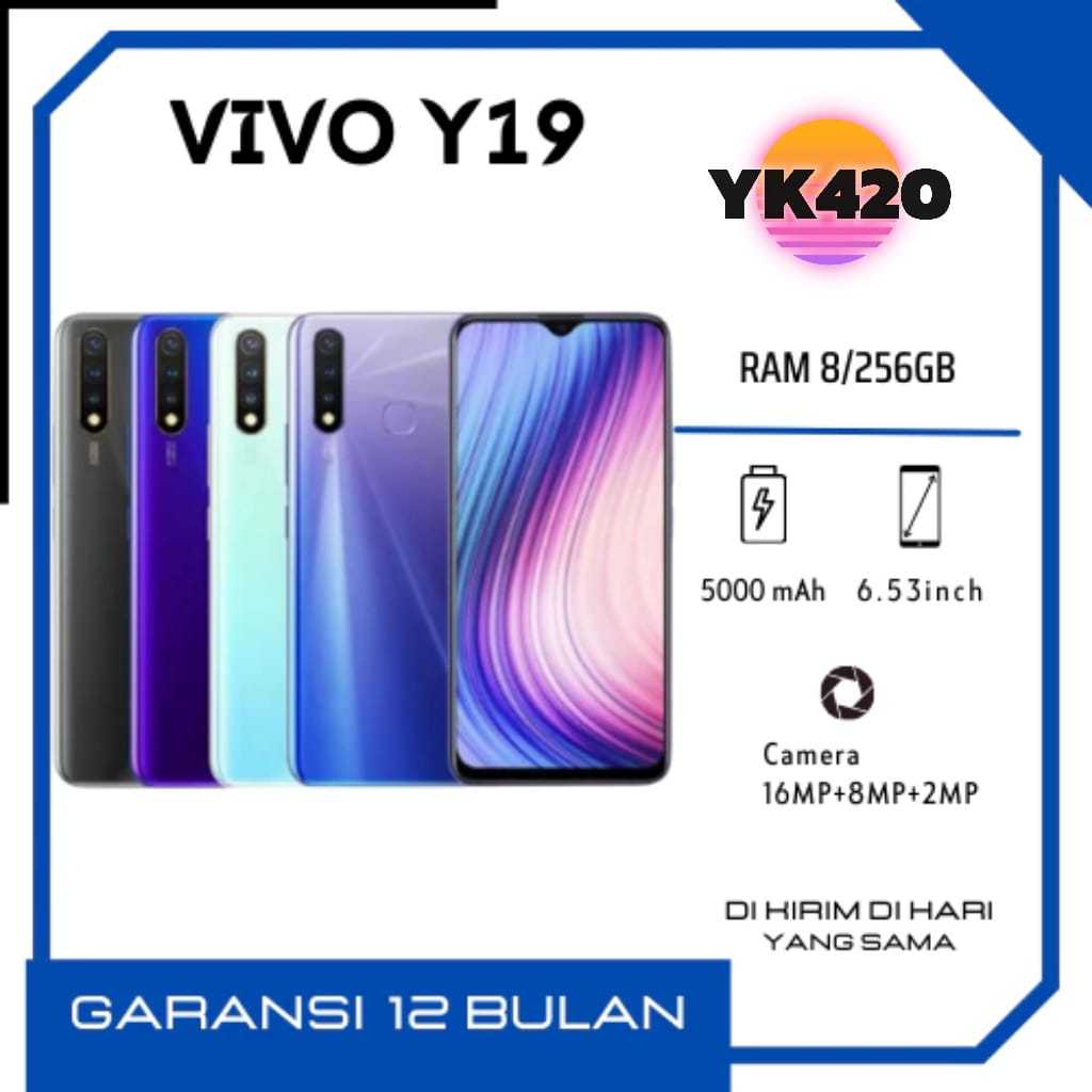 VIVO Y19 RAM 8/256GB GARANSI 1THN