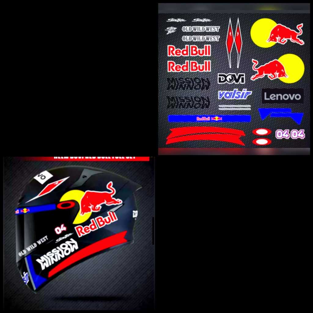 Sticker Helm/Sticker Cutting Variasi Helm Half Face full Face