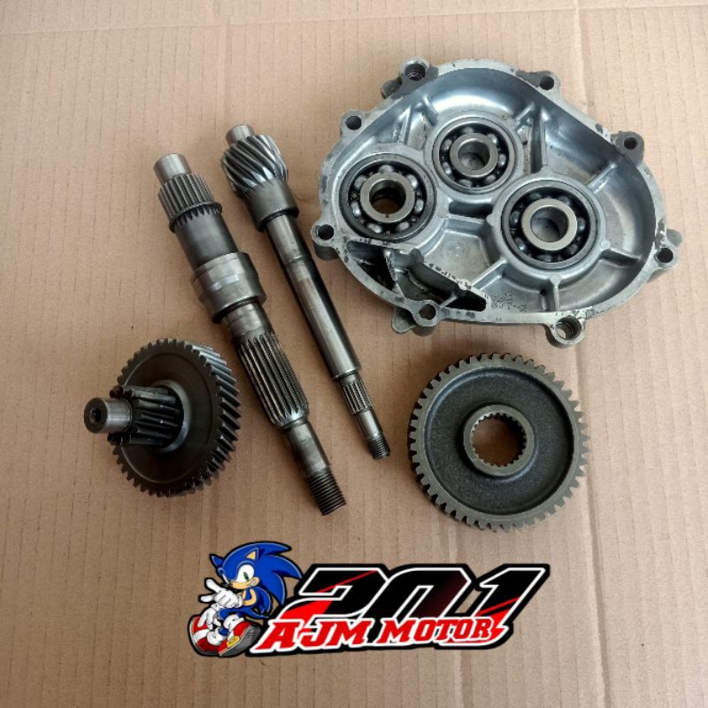 Gigi gir rasio ratio - Gear gardan set Yamaha Xeon RC 125 - xeon gt 125 karbu 44D original
