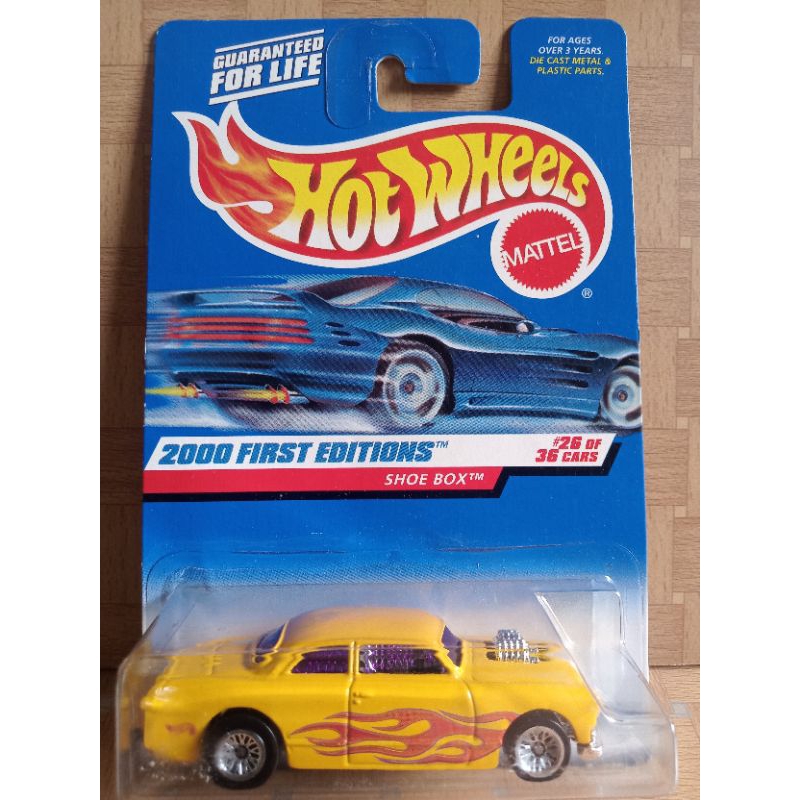 HOT WHEELS SHOE BOX KUNING 2000 FIRST EDITIONS
