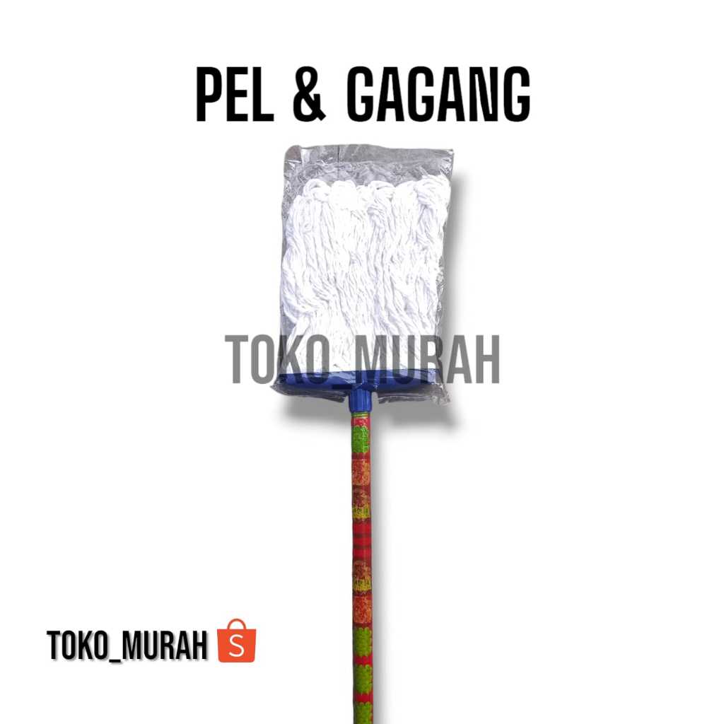 Pel Lantai Gagang Kayu / Pel Lantai Sumbu