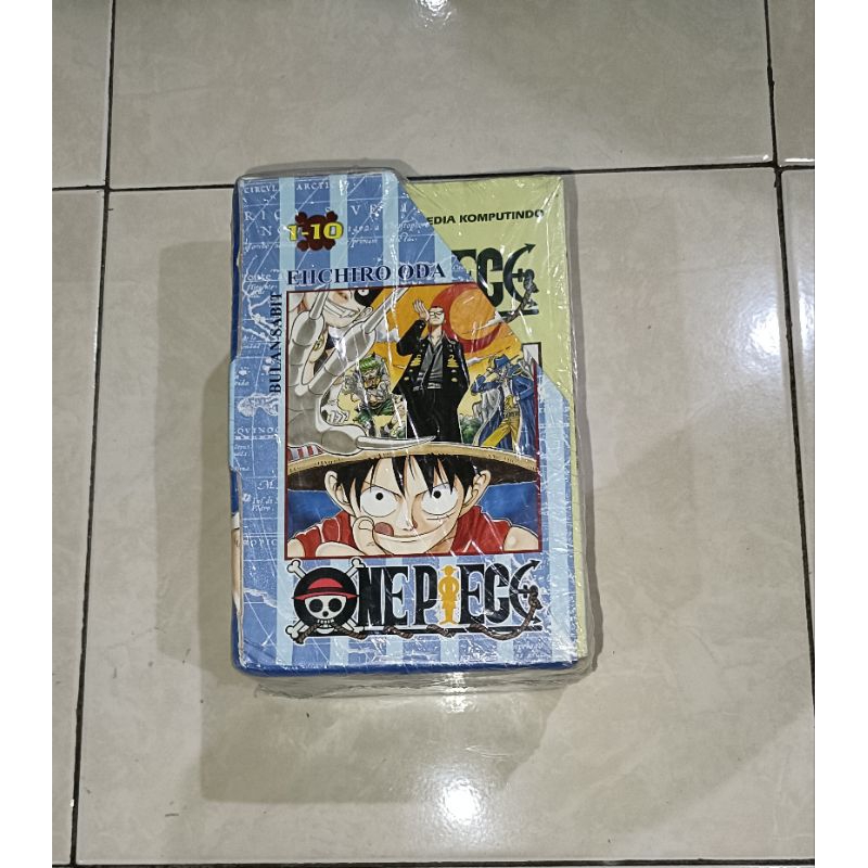 komik one piece box set vol 1-10 original segel