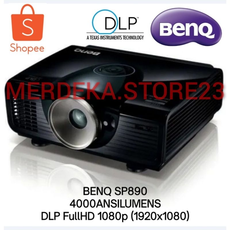 PROYEKTOR BENQ SP890 DLP PROJECTOR 4000ANSILUMENS FullHD 1080p (1920x1080) HDMI - BRIGHTNESS READY