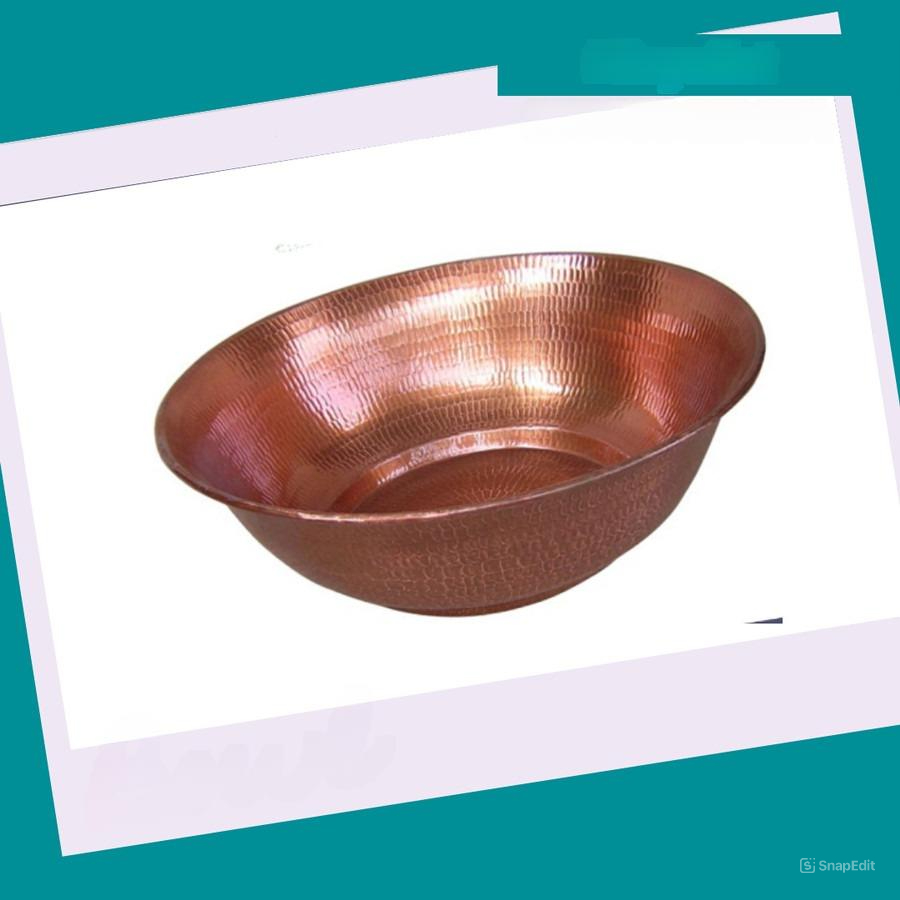 Bowl, Rendaman Kaki, Bejana spa, Baskom dari tembaga kuningan terbaik - 50cm