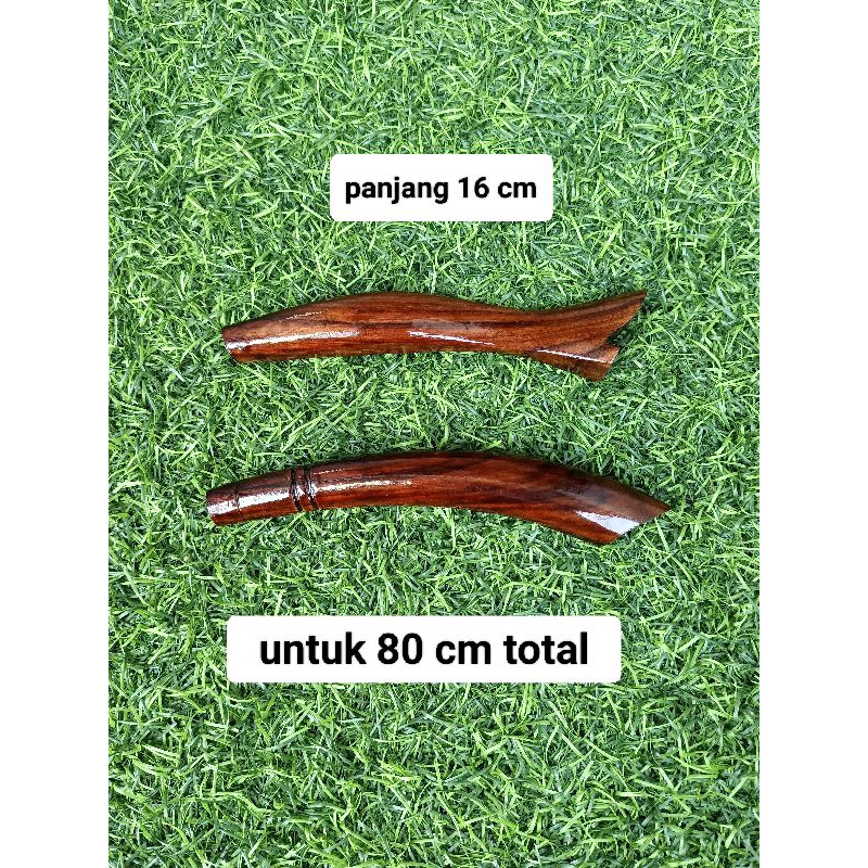 pahul sonokeling mini pegangan joran pancing