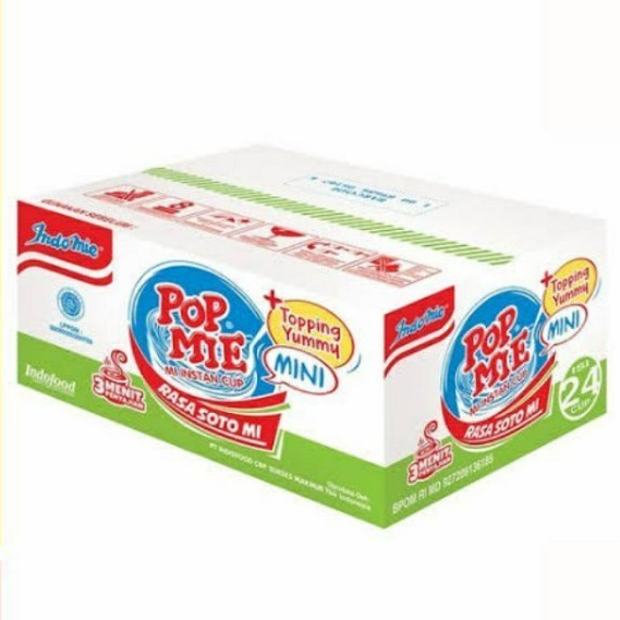 

Pop Mie Mini Kuah Rasa Soto 24X38gr (KARTON)