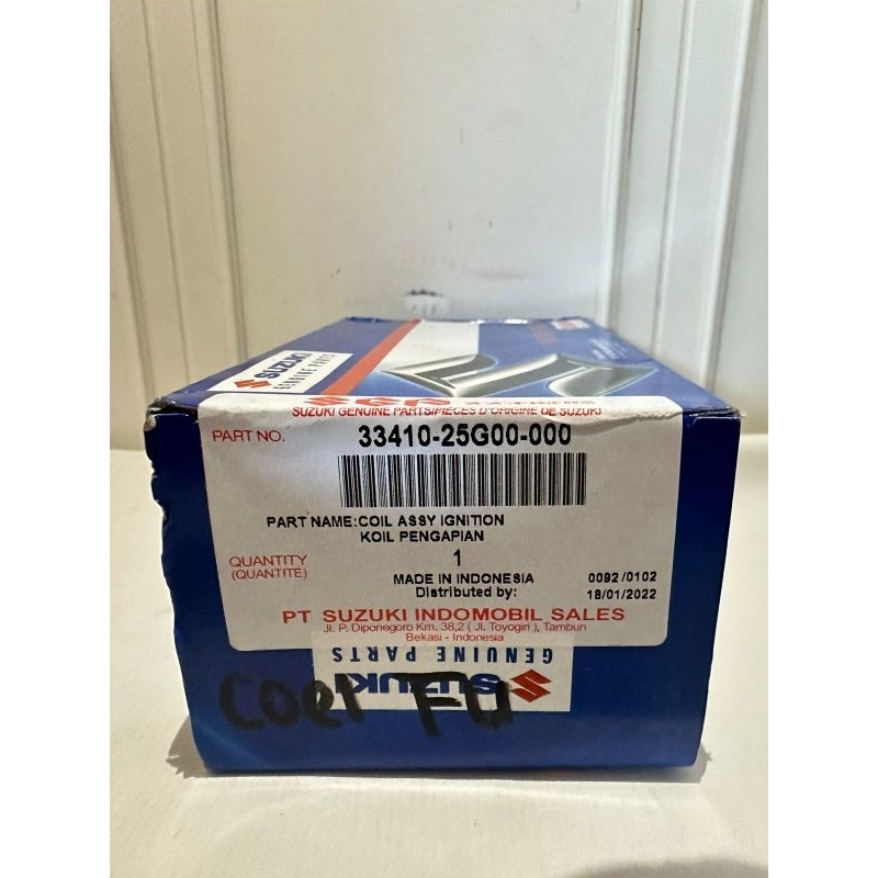 KOIL COIL PENGAPIAN SATRIA FU 150 KARBU CARBU ORIGINAL ORI ASLI SUZUKI SGP 33410-25G00-000