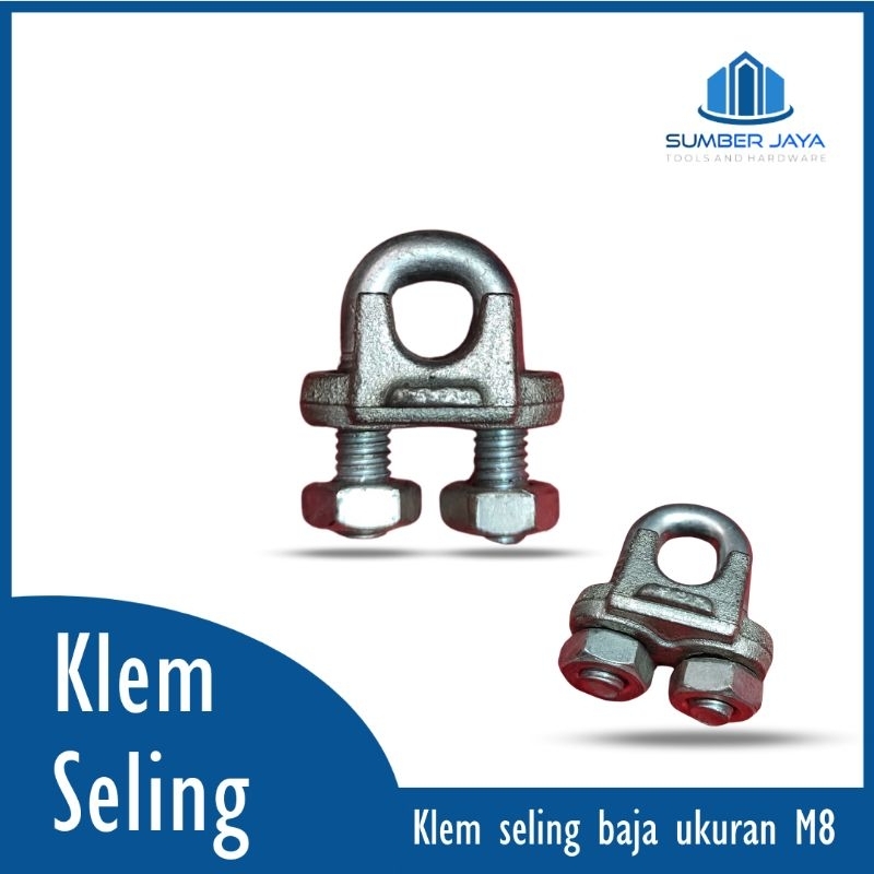Klem Seling baja 8 mm