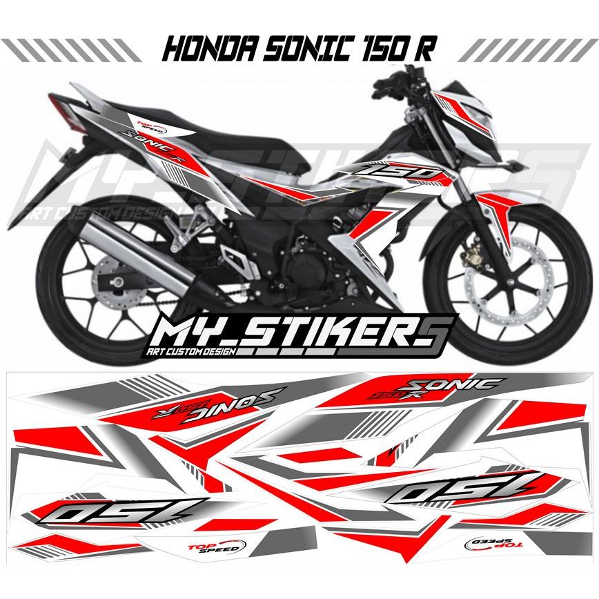 Striping Honda Sonic 150 R / Honda RS Malaysia / Vietnam / Thailan / Sonic 150 R