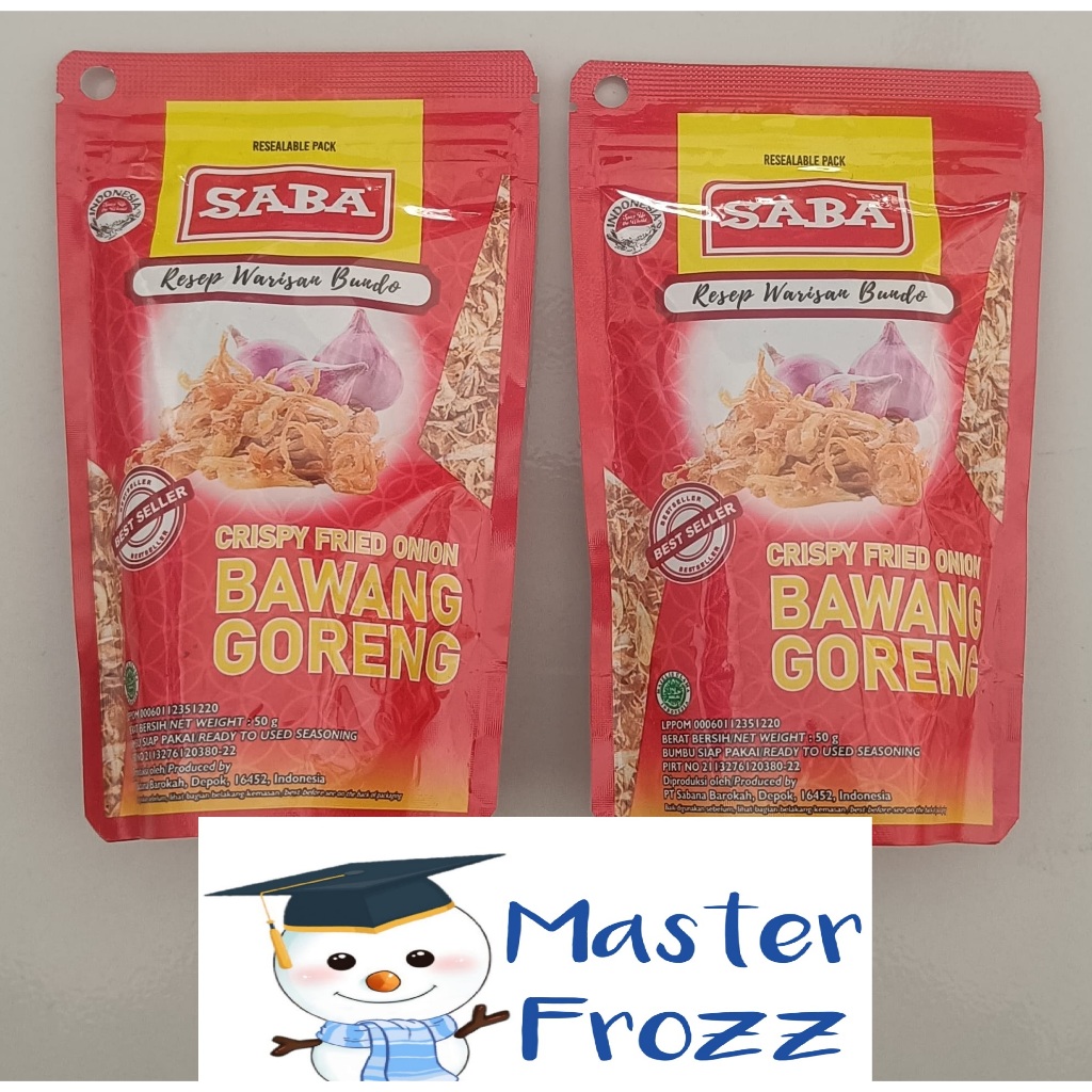 

Saba Bawang Goreng Crispy Fried Onion 50gr