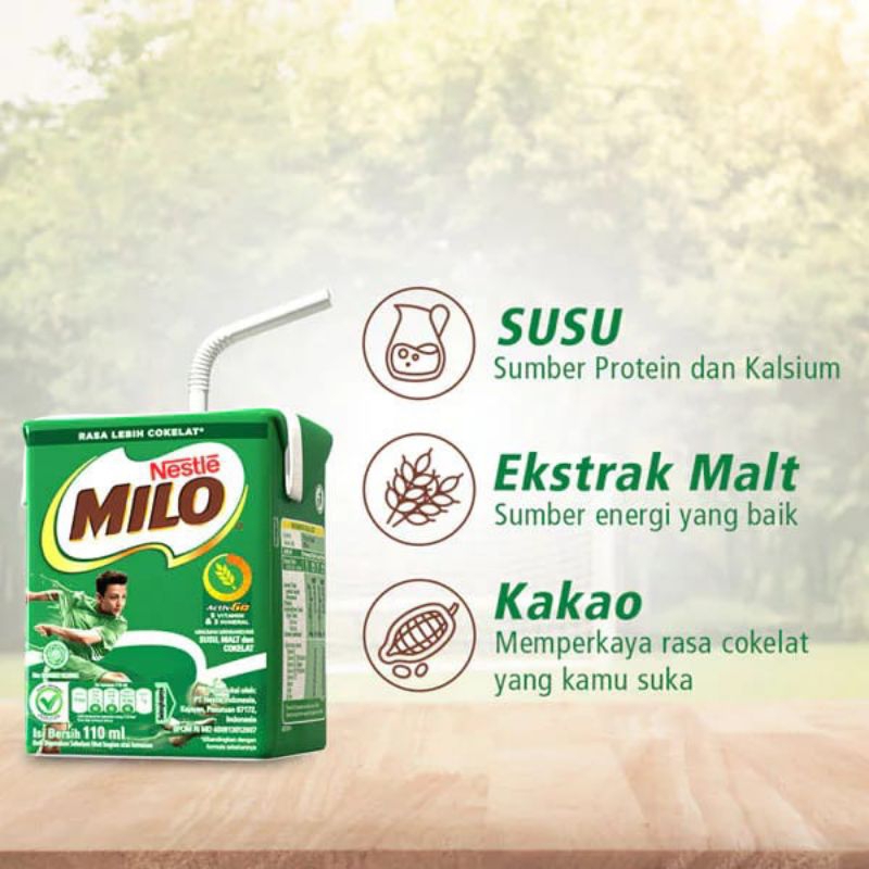 

Milo siap minum 4kotak uk 110ml