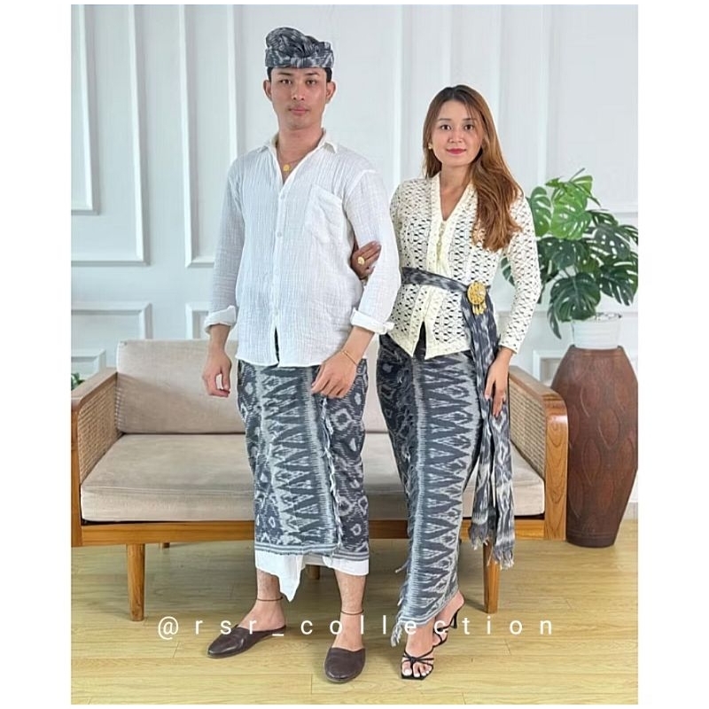 SET COUPLE BLANKET MURAH MOTIF KEKINIAN//SAPUT PRIA BALI//KAMEN SELENDANG PREMIUM