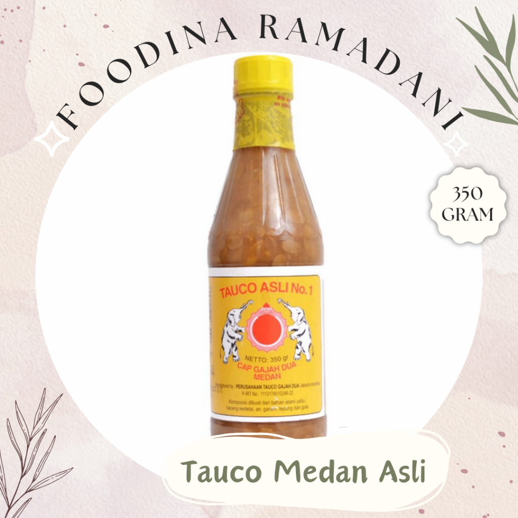 

TAUCO MEDAN Asli - Cap Gajah Dua [ 350gr ] Harga Per BTL