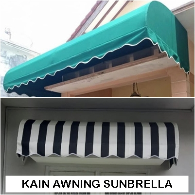 Kain Sunbrella/ Kanopi Kain Sunbrella/ Awning Hotel , Taman, Rumah Cluster, Rumah Mewah Bahan Sunbre