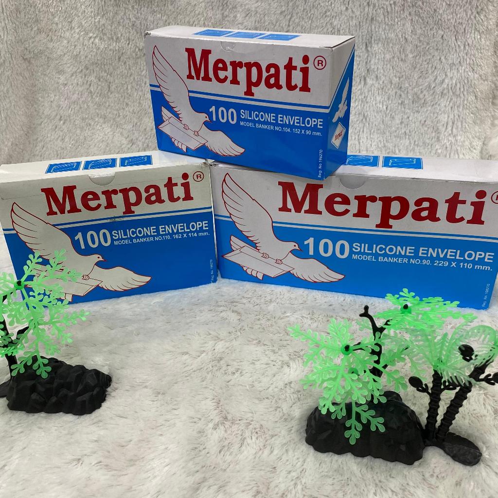 

Amplop merk MERPATI Putih Polos isi 100 berbagai ukuran