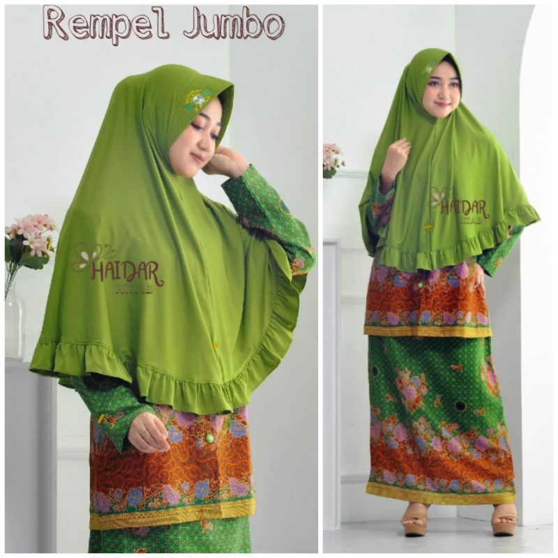 Kerudung muslimatNU rempel jumbo