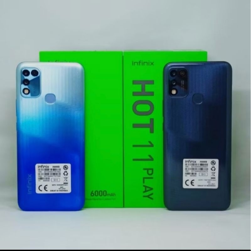 Infinix Hot 11 Play 3/32 4/64 GB Garansi Resmi Indonesia Second