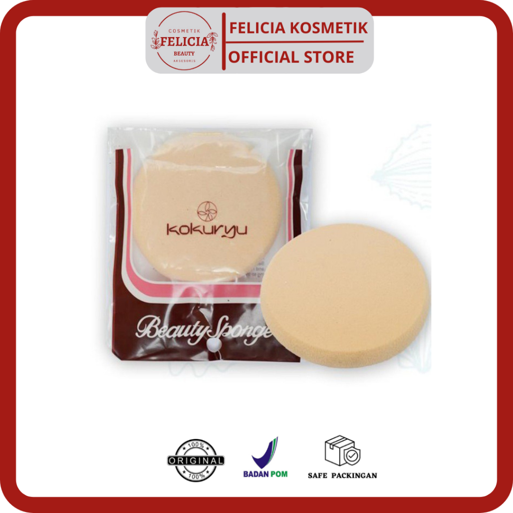 Sponge Puff Foundation Tebal|Spon Tebal|Spon Kokuryu