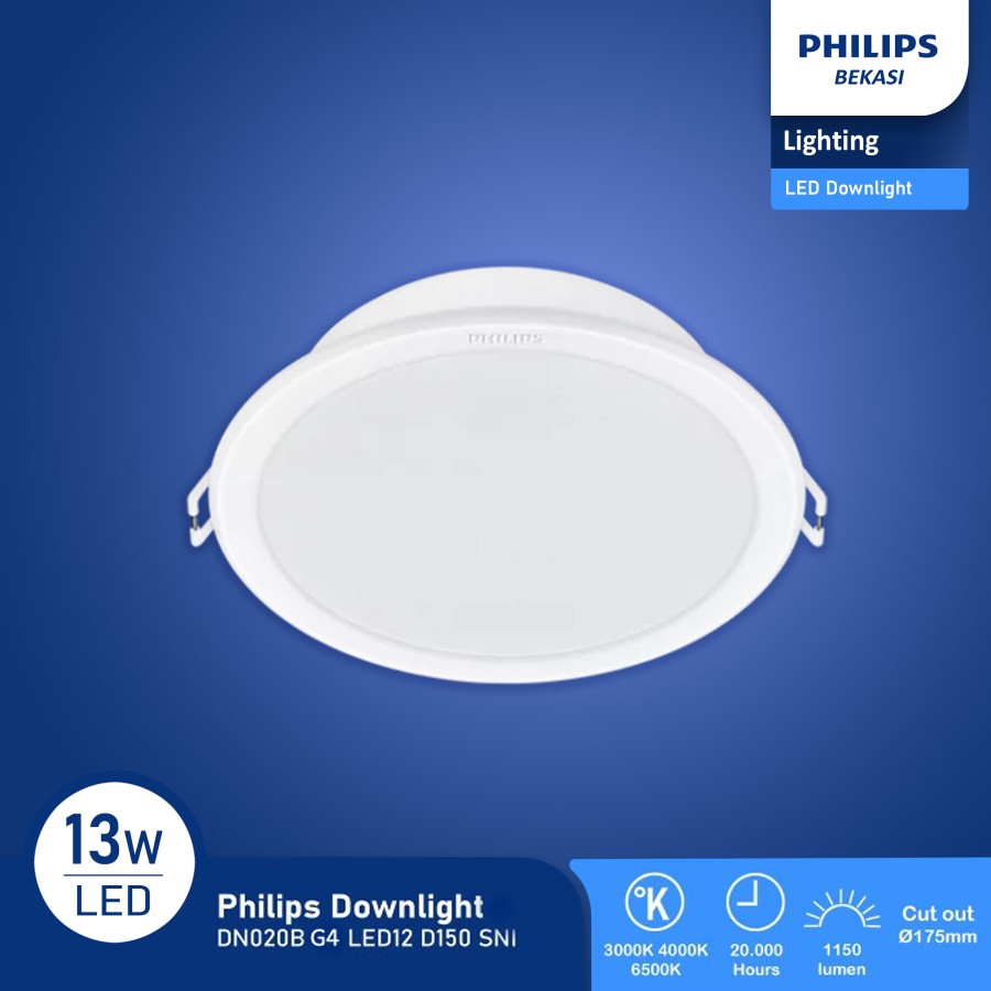Lampu Downlight LED Philips Essential Smartbright DN020B G4 13w 13 watt