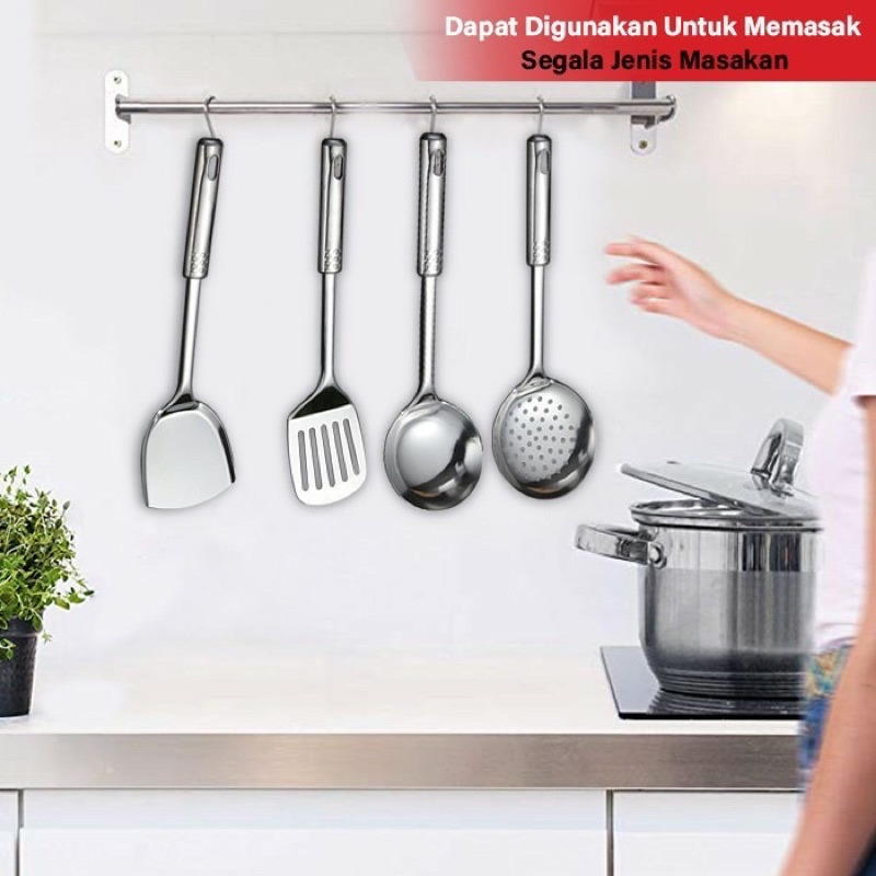Spatula Set / Set Alat Masak Set / Sutil / Peralatan Masak 4 In 1