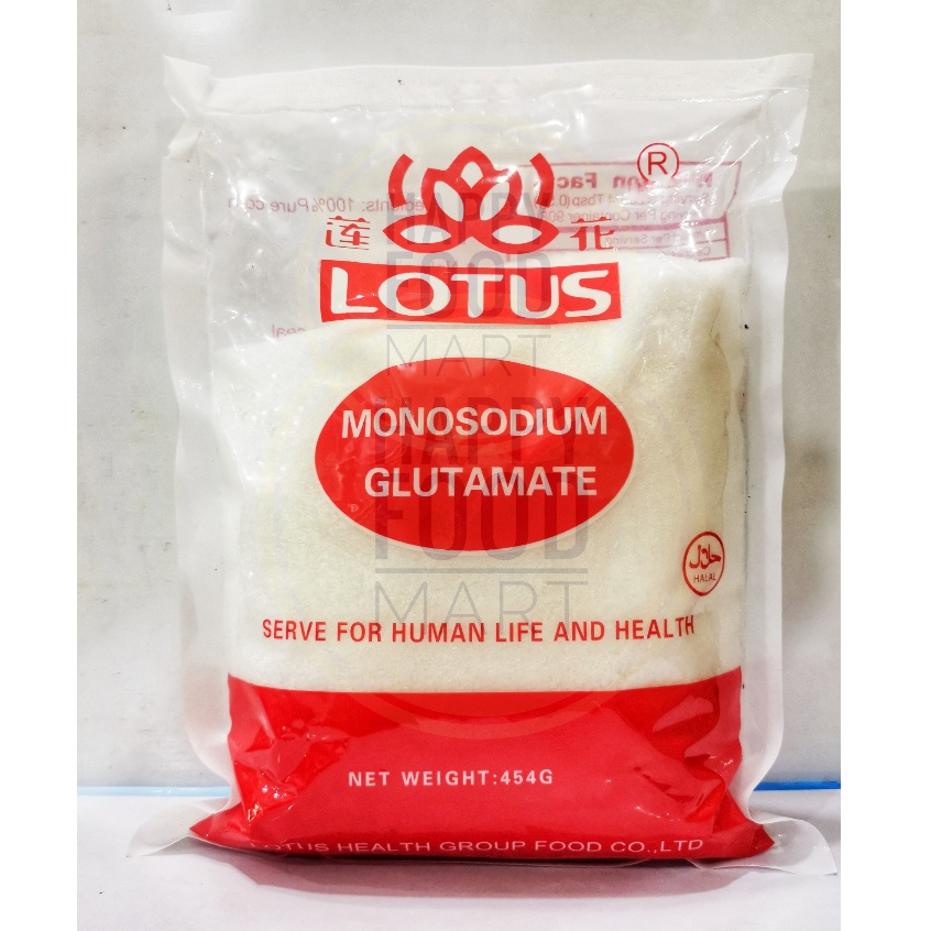 

[PROMO] LOTUS MONOSODIUM GLUTAMATE 454 GRAM/MSG POWDER/PENYEDAP RASA/MECIN/PECIN/MICIN /VETSIN/MONONATRIUM GLUTAMAT