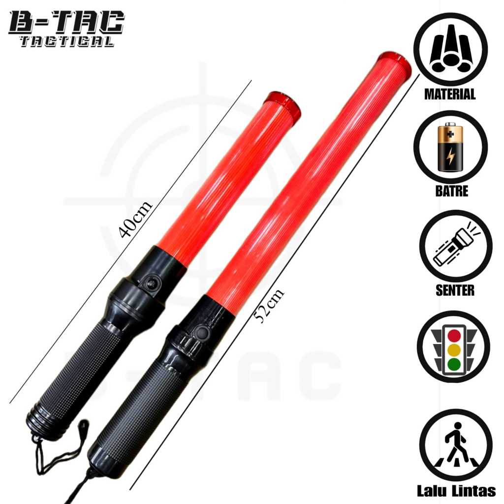 [Lalin Gemuk Panjang/Pendek] Lampu Lalu lintas Polisi/senter Lalin Parkir Security/Lalin Parkir/Lamp