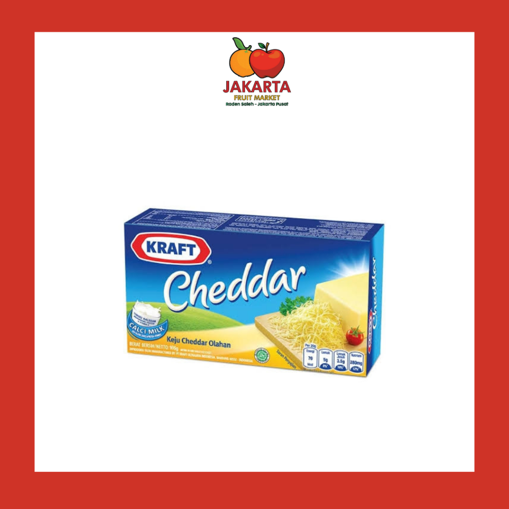 

KRAFT CHEDDAR 165 GR / KEJU CHEDDAR OLAHAN / KEJU BATANG RASA SUSU