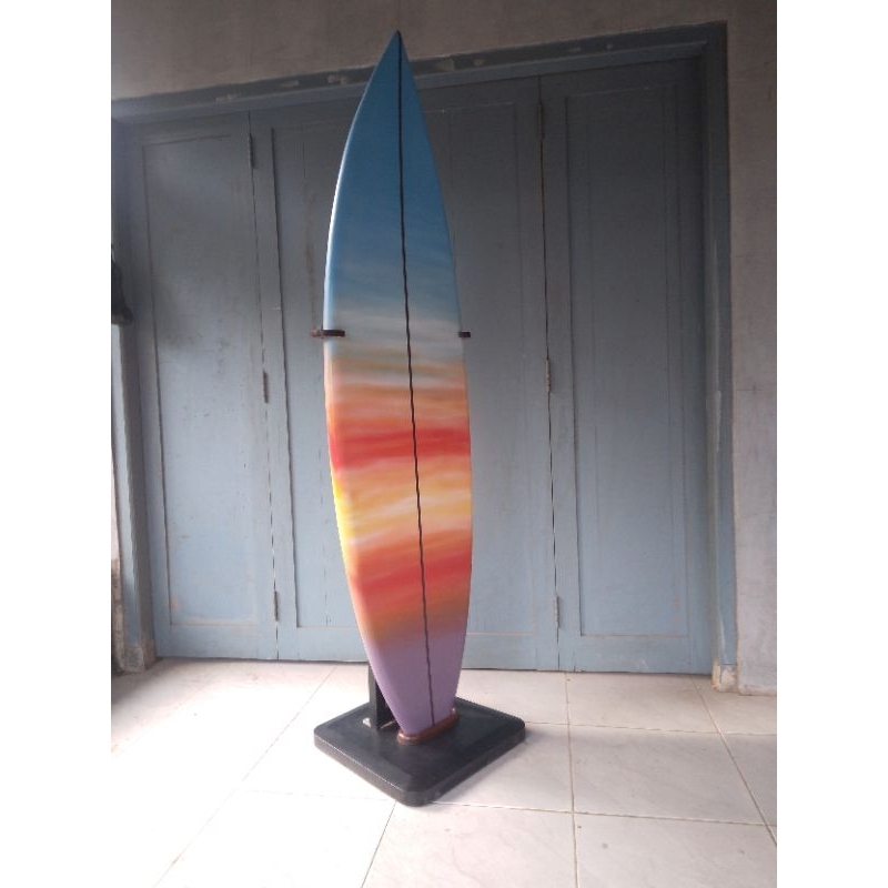 surf board custom - signboard surfing - papan surfing kayu