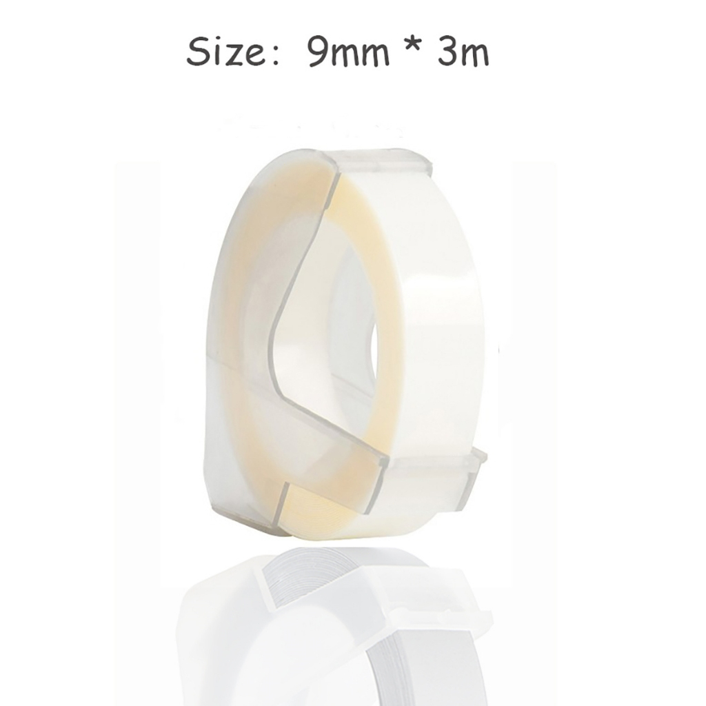 

Clear Refill Tape Laber Makermerk Cidy emboss 9mm X 3m
