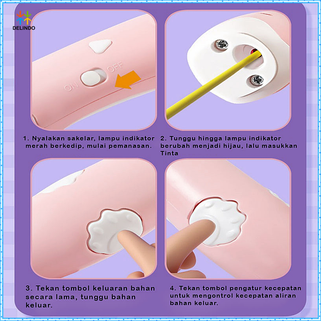 

RB Wireless 3D Pen Sanrio Edition Pulpen 3 Dimensi Mainan Anak DIY