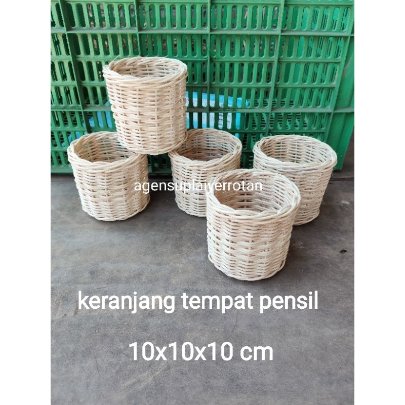 

tempat pensil rotan souvenir full rotan halus