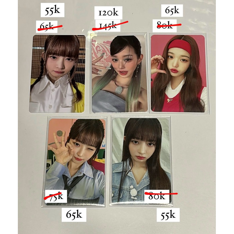 (ready) IVE OFFICIAL PHOTOCARD new ive wonyoung switch photocard ive wonyoung photocard rei ive phot