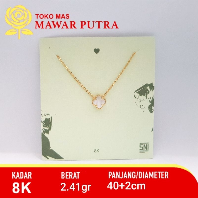 Kalung Vancleef Fashion Ayu gold 8K 375